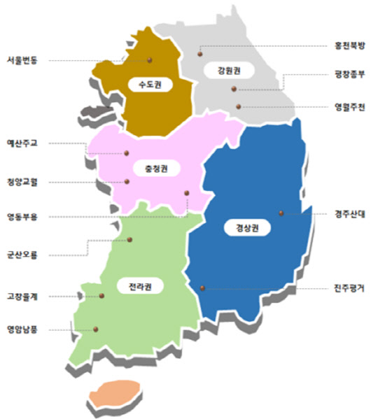 고령자복지주택 건립 대상지역. <국토교통부 제공>